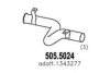 DAF 1343277 Exhaust Pipe